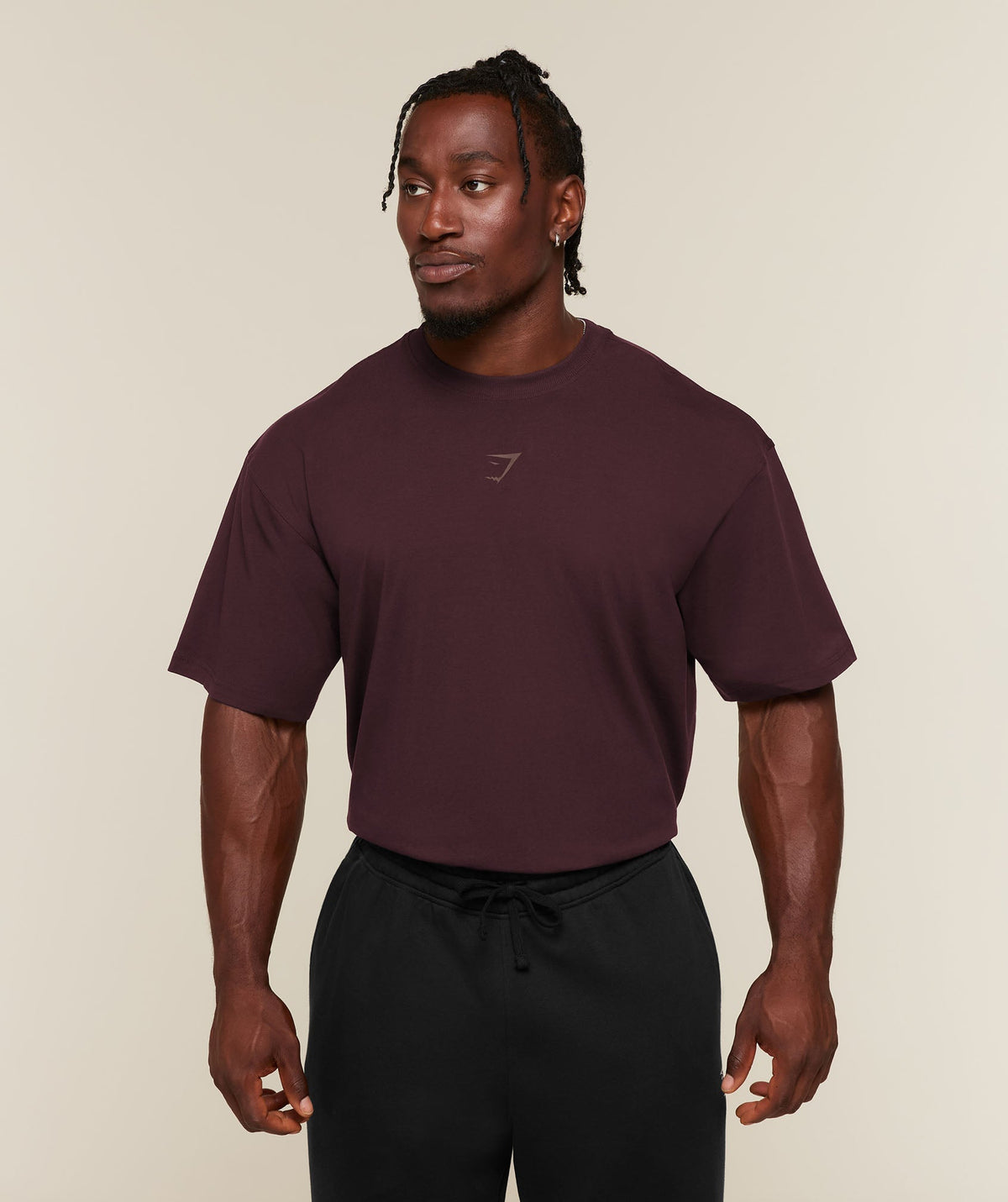 [LIMITLESS_COLOR:CHERRY PURPLE] GYMSHARK Power T-Shirt — CHERRY PURPLE — vista oficial 2