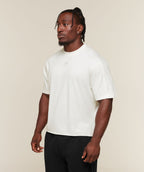 [LIMITLESS_COLOR:SOFT WHITE/WASH] GYMSHARK Power Washed Oversized T-Shirt — SOFT WHITE/WASH — vista oficial 3