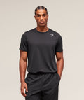 [LIMITLESS_COLOR:BLACK] GYMSHARK Arrival T-Shirt — BLACK — vista oficial 1