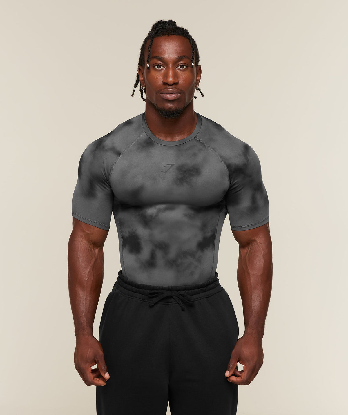 [LIMITLESS_COLOR:DARK GREY] GYMSHARK Element Baselayer T-Shirt — DARK GREY — vista oficial 1
