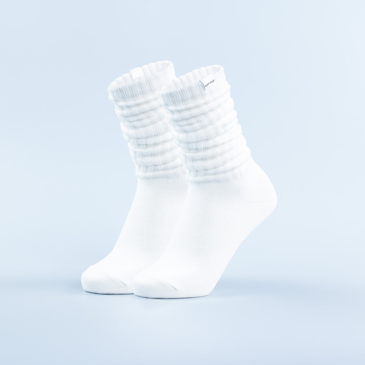 [LIMITLESS_COLOR:WHITE] DFYNE Scrunch Socks — WHITE — vista oficial 1