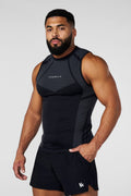 [LIMITLESS_COLOR:BLACK] YOUNGLA 3052 - Apex Compression Cut-Offs — BLACK — vista oficial 1