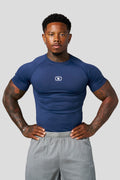 [LIMITLESS_COLOR:NAVY] YOUNGLA 4046 - Form Compression Tees — NAVY — vista oficial 1