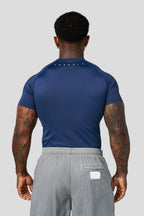 [LIMITLESS_COLOR:NAVY] YOUNGLA 4046 - Form Compression Tees — NAVY — vista oficial 2
