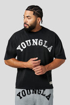 [LIMITLESS_COLOR:BLACK WASH] YOUNGLA 4239 - Arc Collection - Tees — BLACK WASH — vista oficial 1