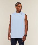 [LIMITLESS_COLOR:TRANQUIL BLUE/HEAVY BLUE/WASH] GYMSHARK Conditioning Club Washed Tank — TRANQUIL BLUE/HEAVY BLUE/WASH — vista oficial 2