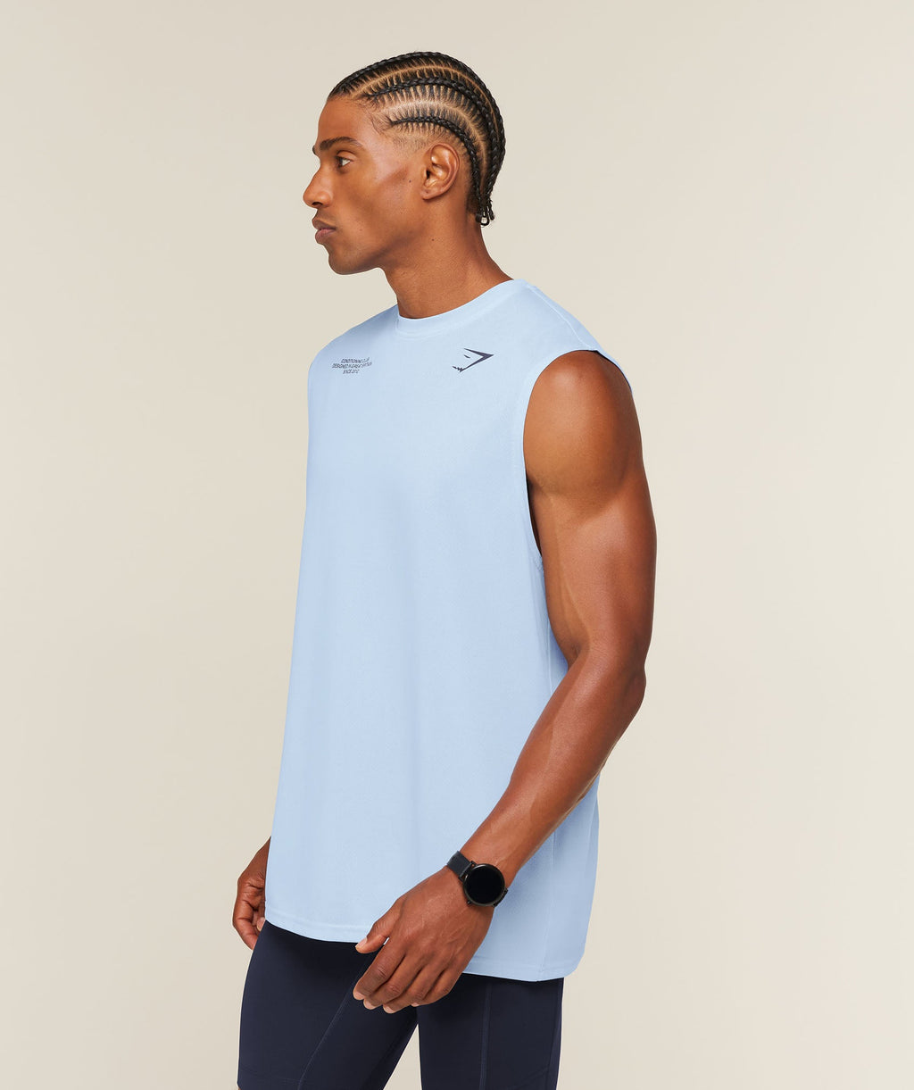 [LIMITLESS_COLOR:TRANQUIL BLUE/HEAVY BLUE/WASH] GYMSHARK Conditioning Club Washed Tank — TRANQUIL BLUE/HEAVY BLUE/WASH — vista oficial 3