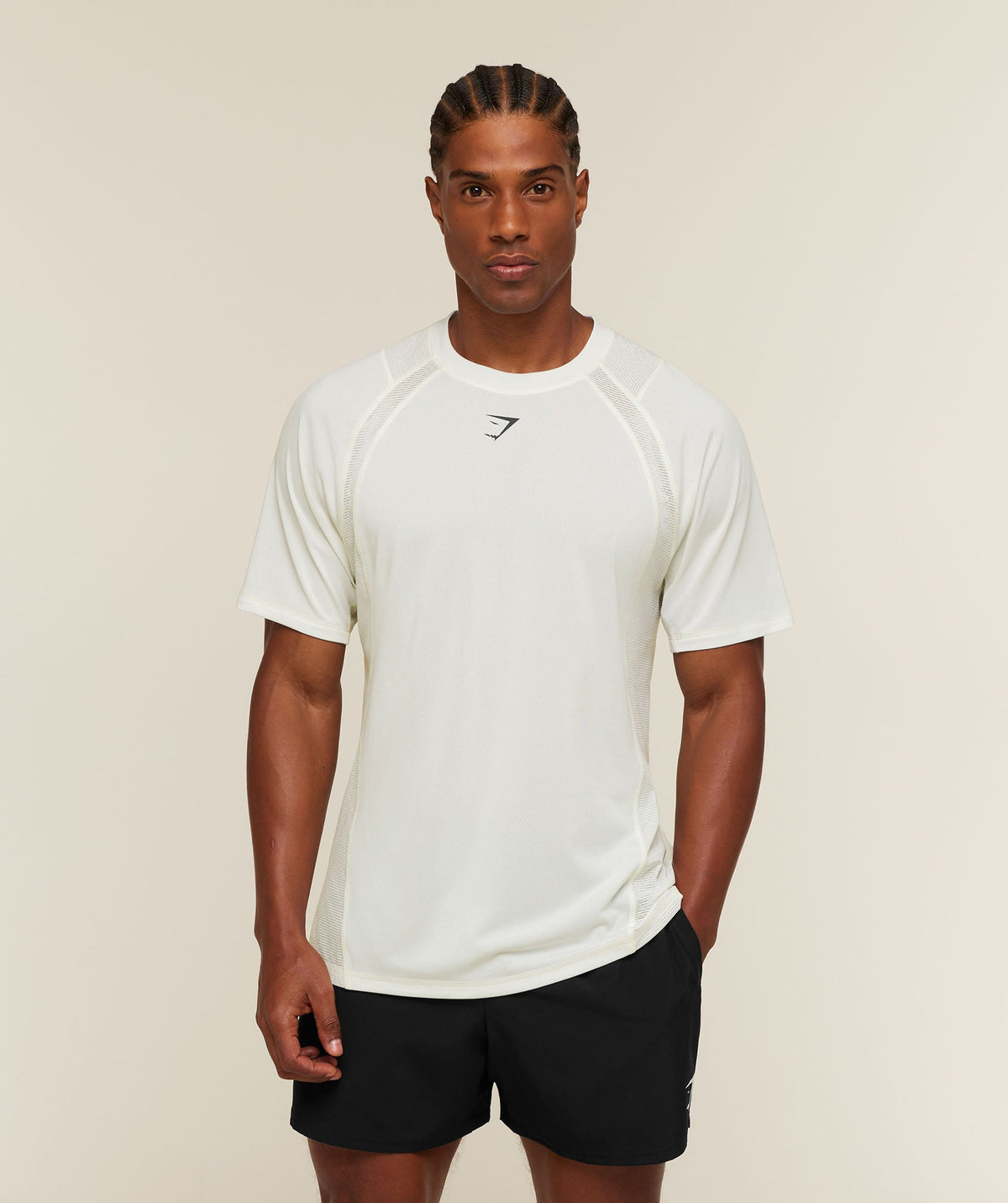 [LIMITLESS_COLOR:SOFT WHITE] GYMSHARK Sport Iteration T-Shirt — SOFT WHITE — vista oficial 1