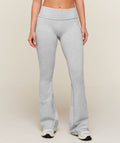 [LIMITLESS_COLOR:SOFT GREY MARL] GYMSHARK CottonMove™ Flared Leggings — SOFT GREY MARL — vista oficial 1