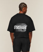 [LIMITLESS_COLOR:BLACK] GYMSHARK Hybrid T-Shirt — BLACK — vista 1