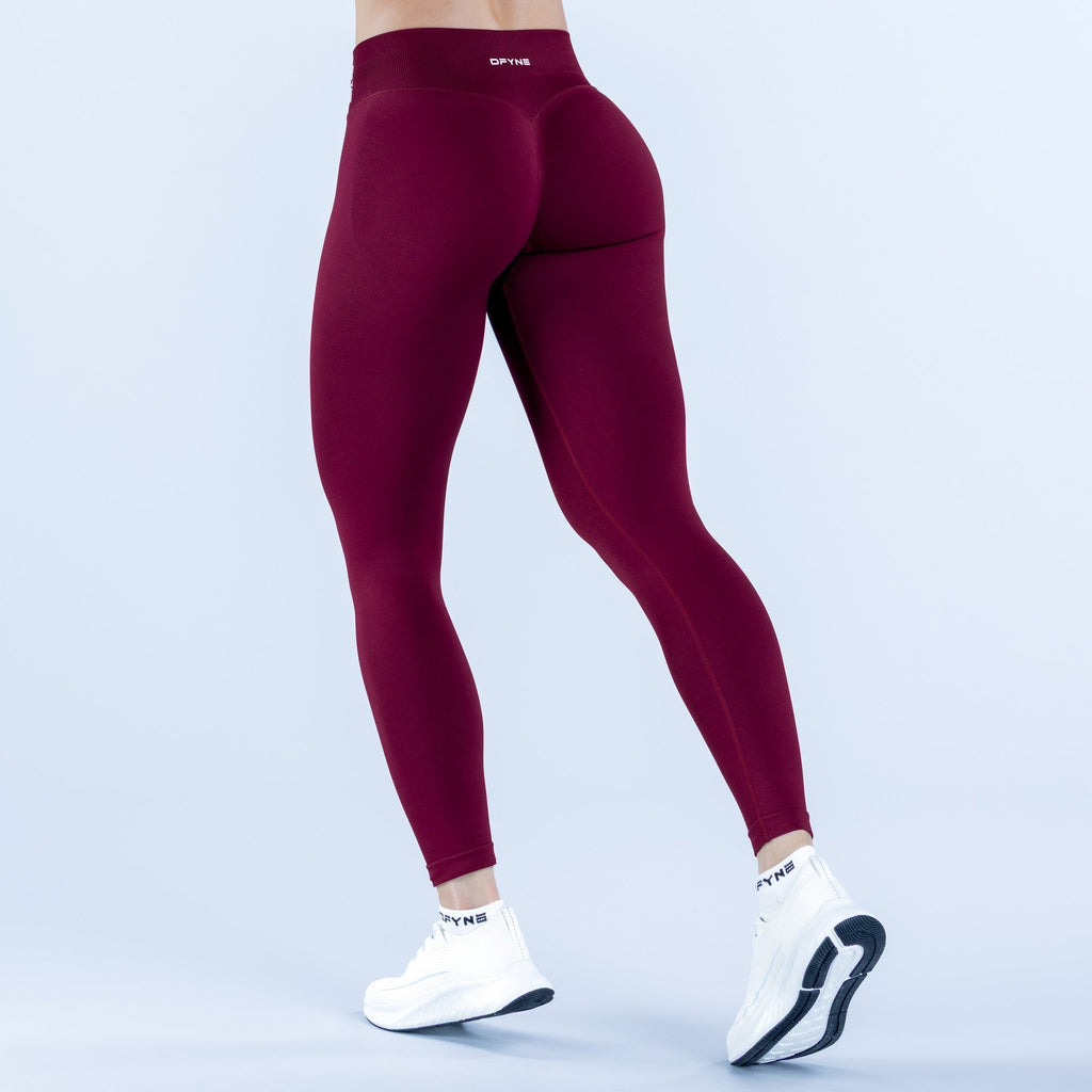 [LIMITLESS_COLOR:WINTER BERRY] DFYNE IMPACT LEGGINGS — WINTER BERRY — vista 3