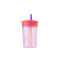 [LIMITLESS_COLOR:LILAC ROCKET] Owala Kids’ Tumbler 15 oz — LILAC ROCKET — Vista principal del vaso plástico de 15 oz