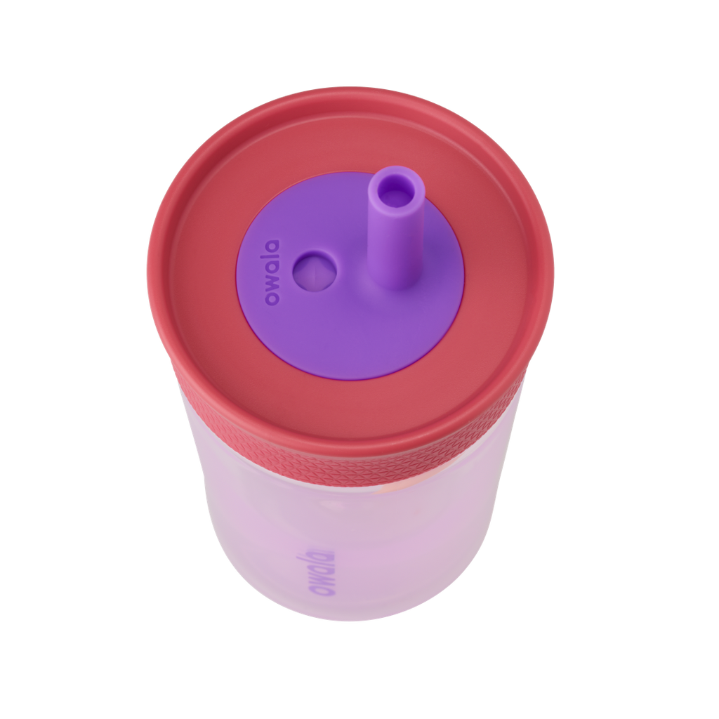 [LIMITLESS_COLOR:LILAC ROCKET] Owala Kids’ Tumbler 15 oz — LILAC ROCKET — Detalle de tapa