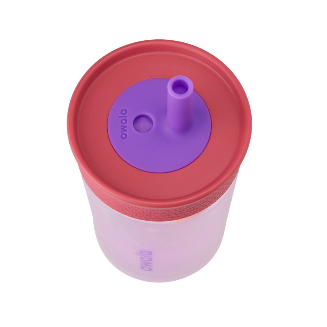[LIMITLESS_COLOR:LILAC ROCKET] Owala Kids’ Tumbler 15 oz — LILAC ROCKET — Detalle de tapa