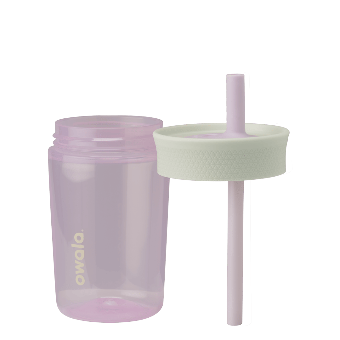[LIMITLESS_COLOR:UNICORN] Owala Kids’ Tumbler 15 oz — UNICORN — Vista desarmada de la galería plástica de 15 oz