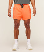 [LIMITLESS_COLOR:DAYGLOW PEACH] GYMSHARK Train 5" Shorts — DAYGLOW PEACH — vista 3